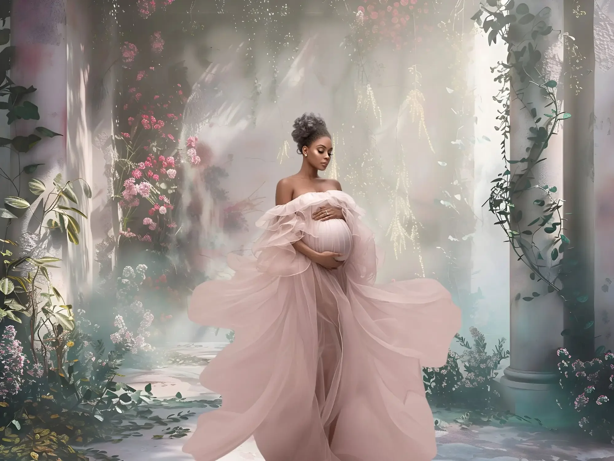 Mehofond Photography Background Spring Romantic Dreamland Floral Kid Adult Birthday Wedding Portrait Decor Backdrop Photo Studio