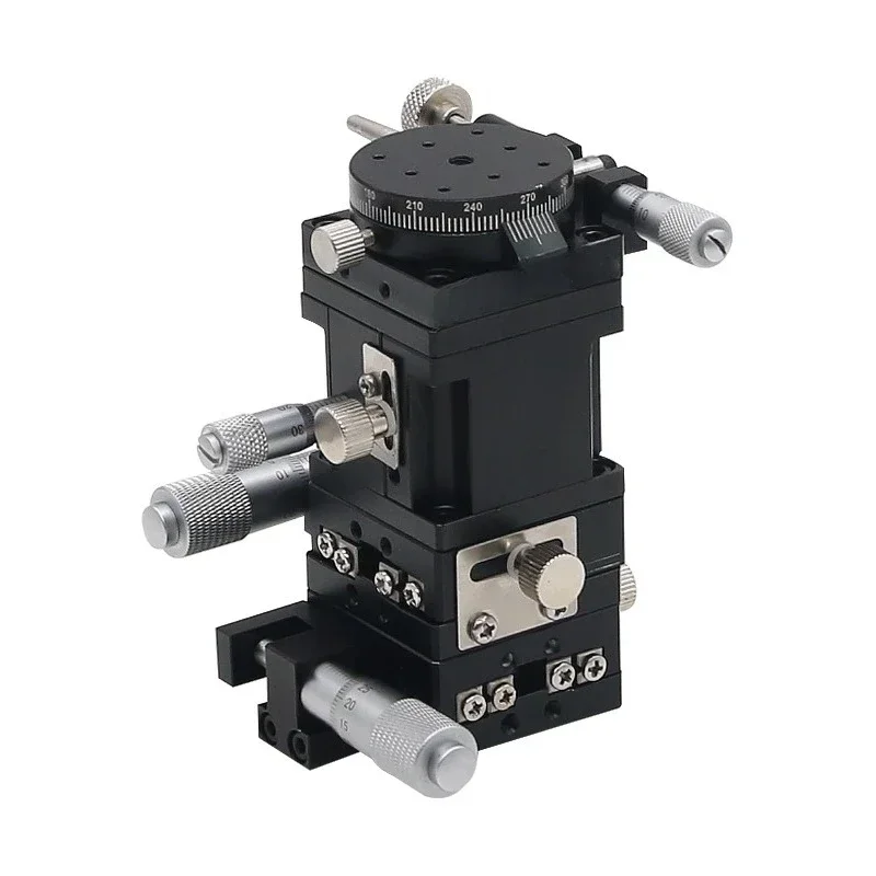 40x40mm Crossed Guide Rail 4-Axis Micrometer Linear Stage Manual Linear Stage