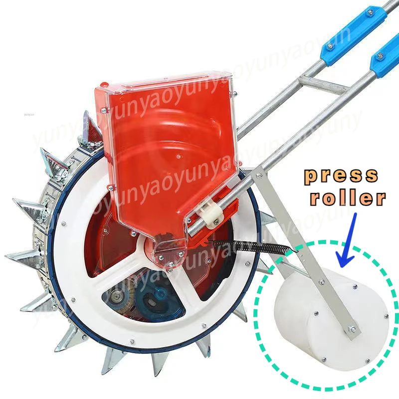 Hand-push Multifunctional Seeder for Agriculture Peanut Corn Soybeansorghum Cotton Upland Rice Precision Sowing Disseminator