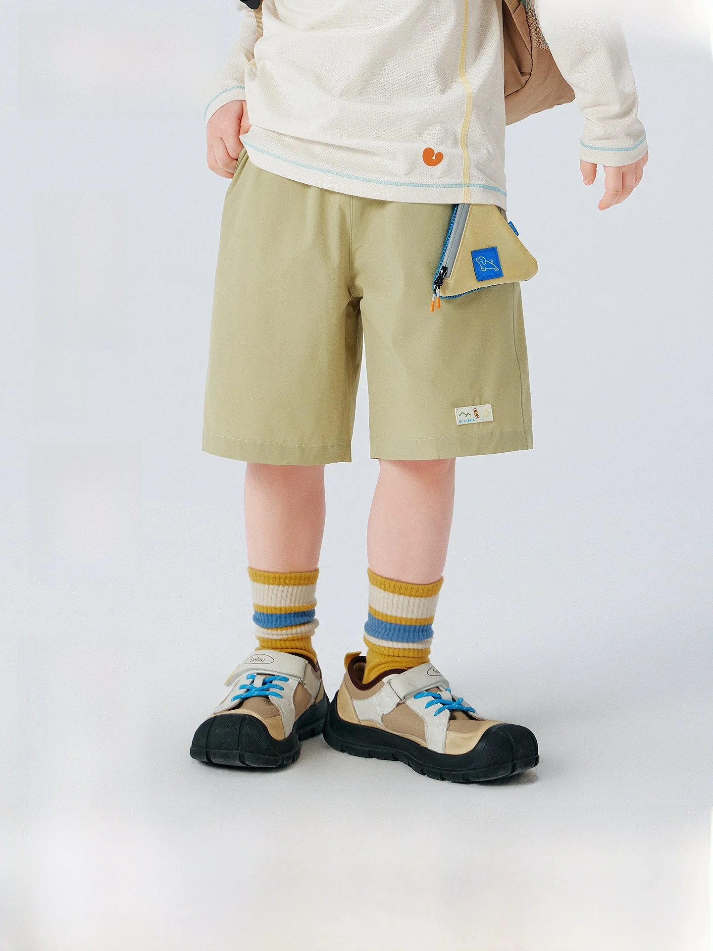 bala-unisex-kids-short-pants-casual-quick-dry-cool-feeling-summer-new-arrival-nylon-fabric-comfortable-fit-mid-waist-shorts