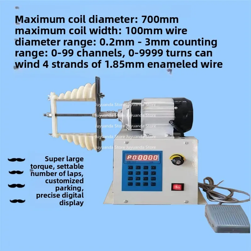 

Digital Control Winder Wire Winding Machine Electric Winding Machine Adjustable Speed Winding Tools