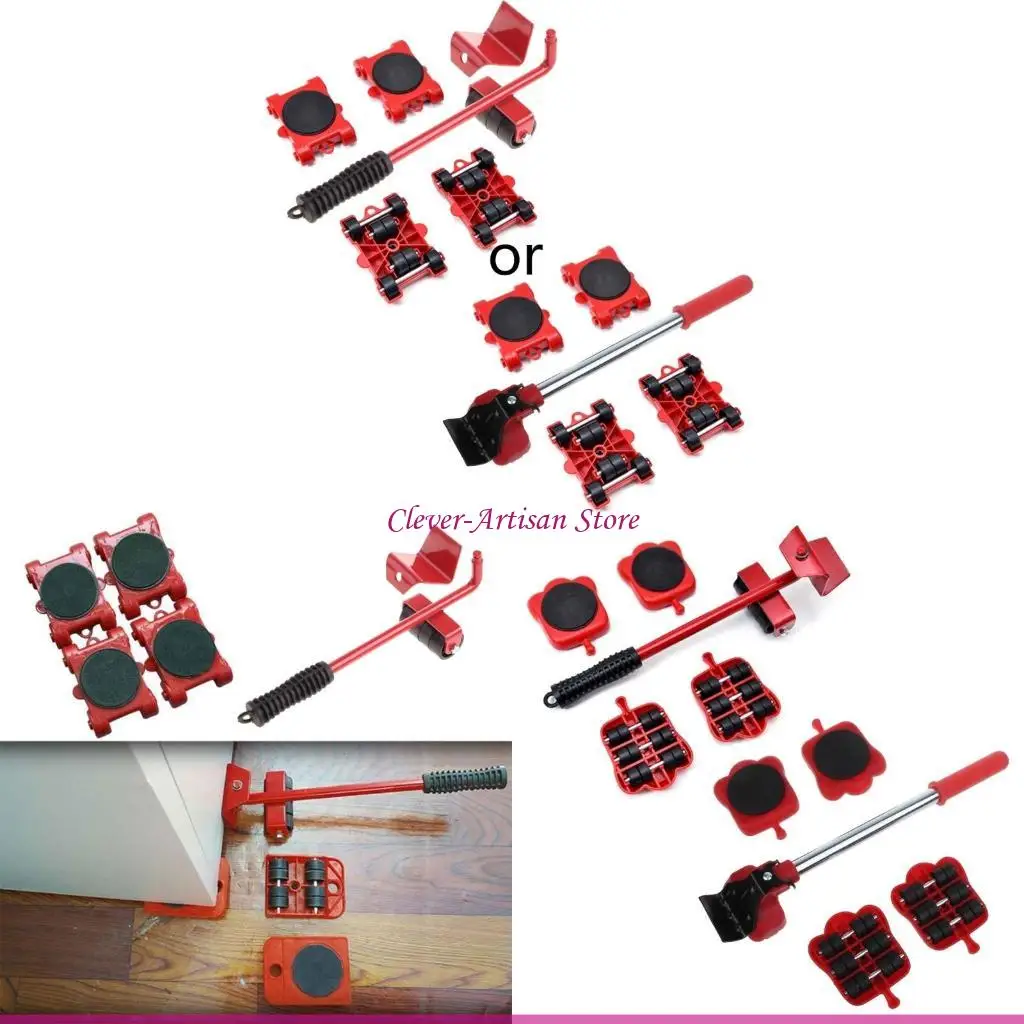 

E06b мебель Mover Transper Transport Lifter Тяжелые вещи с движущимися колесными роликами набор роликов