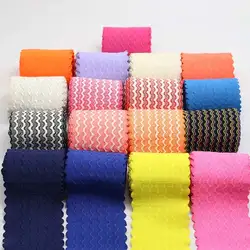 6cm color water ripple wide stretch elastic band trousers waist band, rubber band flat elastic accessories