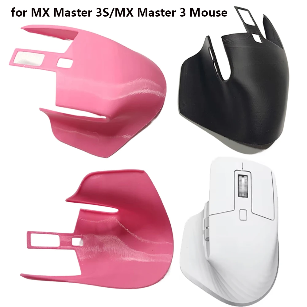 Mouse Shell for MX Master 3S Wireless Mouse Outer Case Cover for MX Master 3 Mouse Housing Upper Shell Case + Feet Pad Stickers