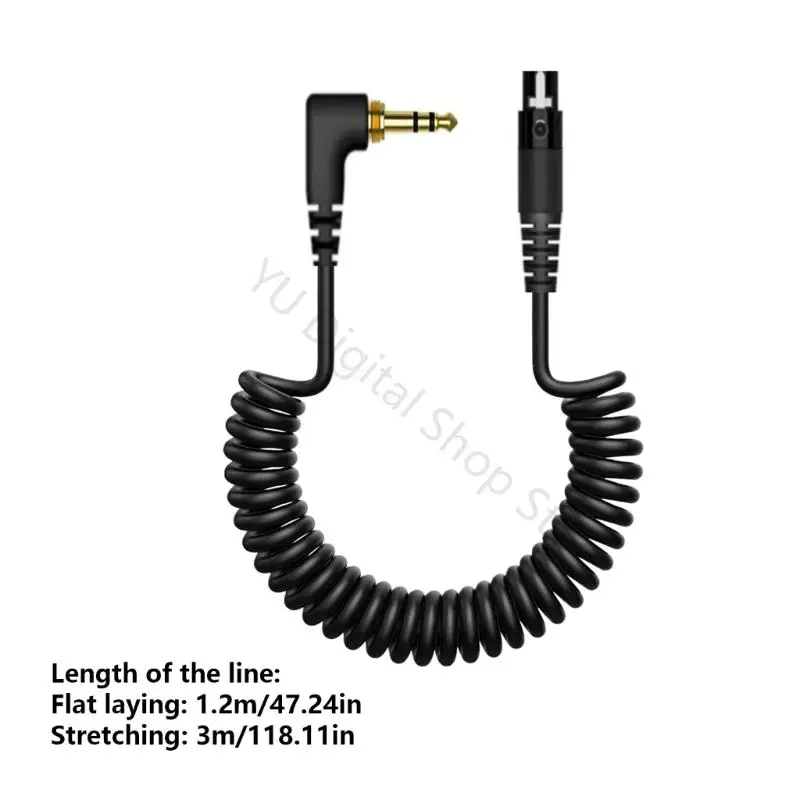 96BA Flexibles Anti-Tangle-Spiralkabel für professionelles HDJX10-Kopfhörerkabel – Detail 6