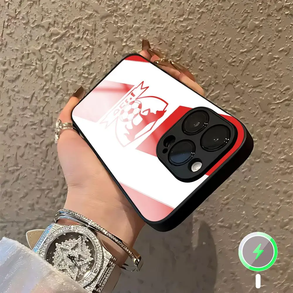 Популярный израильский чехол для телефона Bnei Sakhnin-es для iPhone 17 Air 16 e 15 14 13 12 11 Plus Mini Pro Max, стеклянный магнитный чехол.