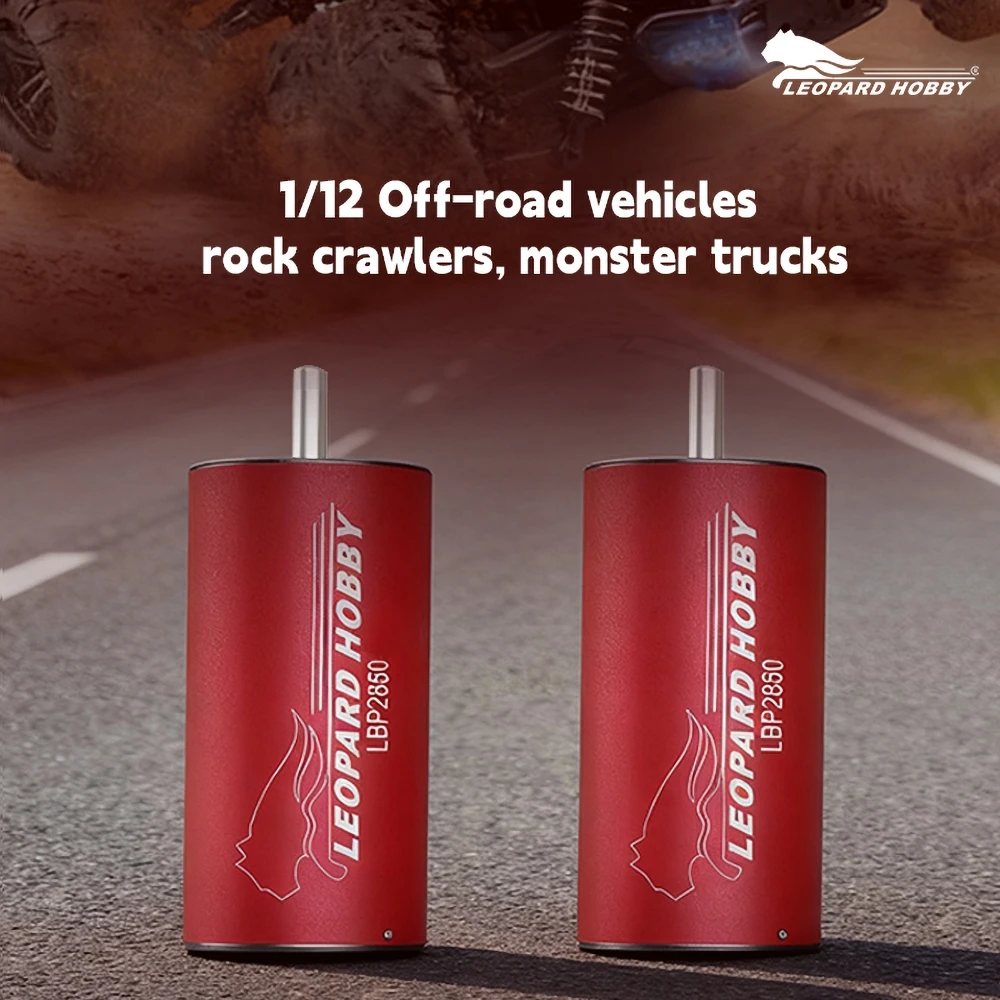 ليوبارد هواية فرش السيارات 2850 محرك كهربائي للتحكم عن بعد Rc سيارة 1/16 1/14 1/12 عربات التي تجرها الدواب الوحش 300-450 مللي متر Rc قارب