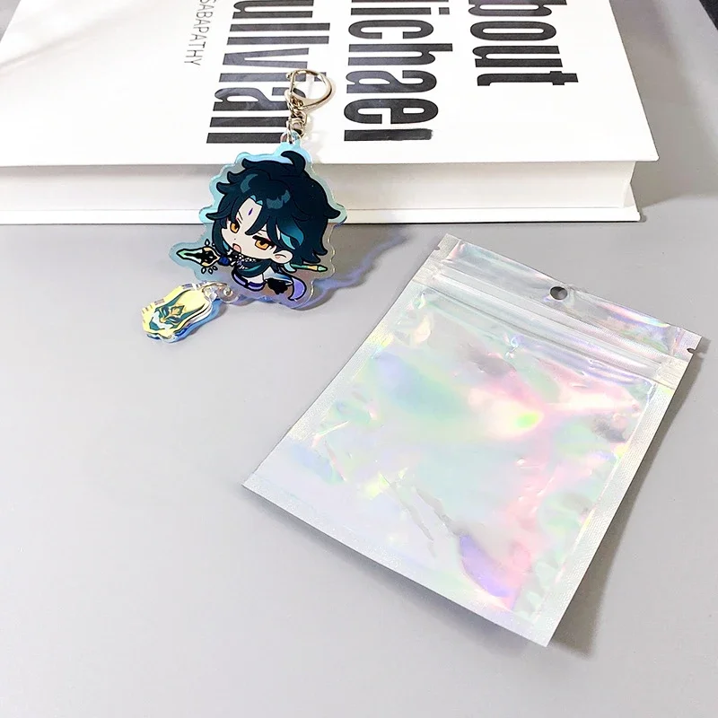 Genshin Impact Xiao Venti Scaramouche Yoimiya Zhongli Cute Cartoon Keychain Pendant Kawaii Periphery Toy Adorkable Gift