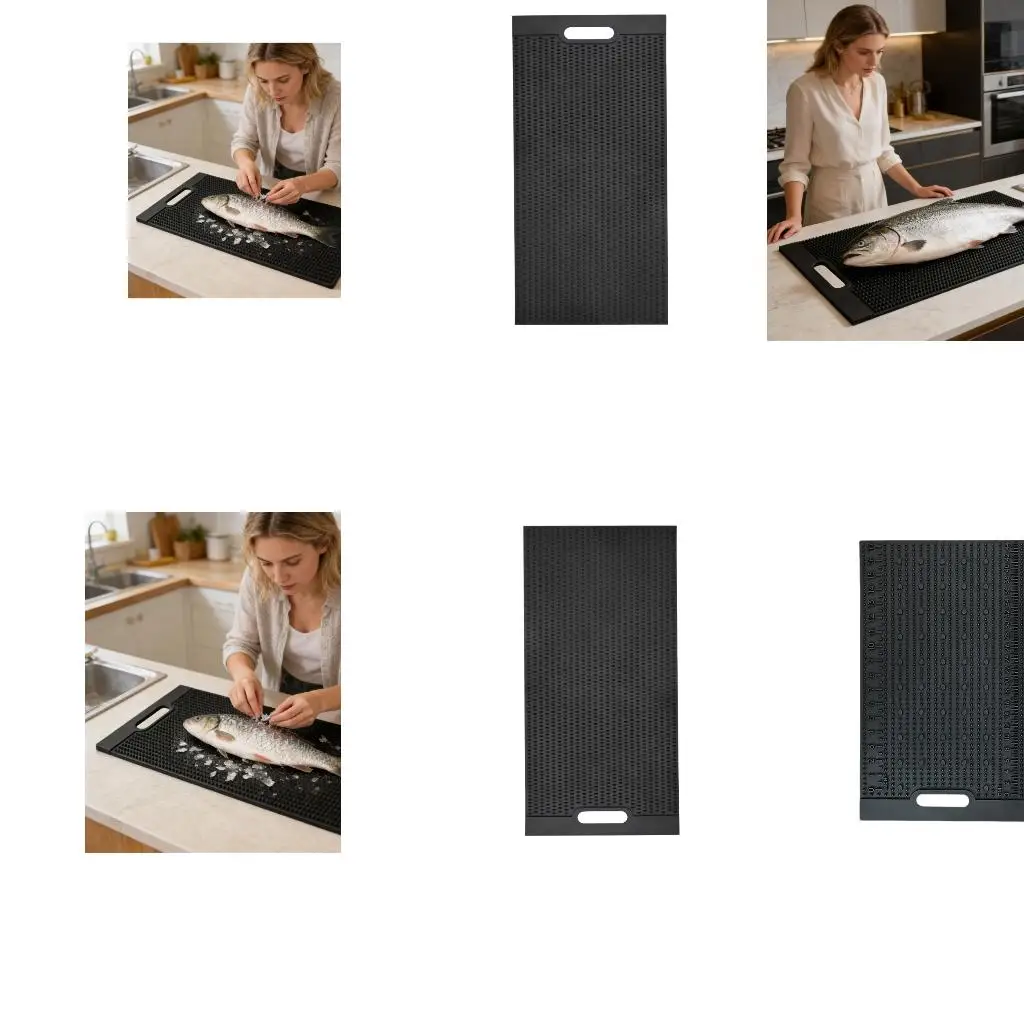  Functional Kitchen Tool scale Catcher Base Prevents mess During Fish Tasks