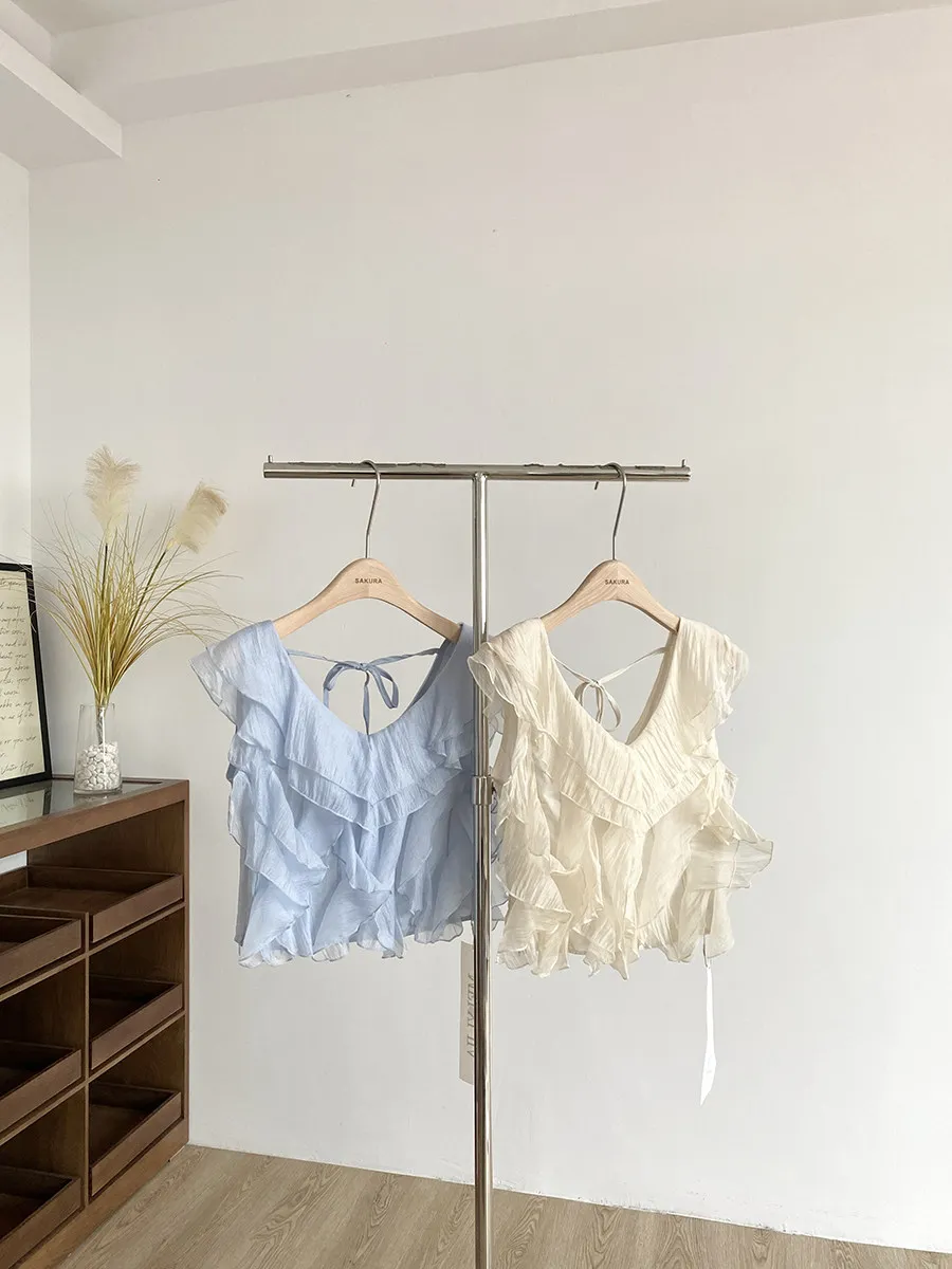 

Элегантная женская блузка с V-образным вырезом, модная и простая, для офиса, из полиэстера, с коротким рукавом, коллекция Весна 2026