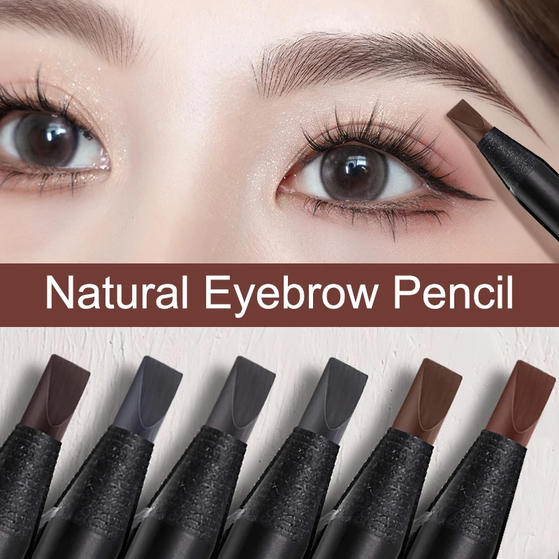 Hard Core Tattoo Eyebrow Pencil Long Lasting Black Eyebrow Pencil Shadows Cosmetics Tint Waterproof Pen Eye Makeup Tool