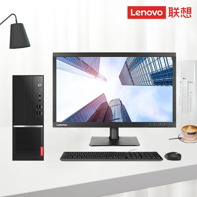 CPU i5-10500/8G/128G+1T/no optical drive/2G independent display/Win10+27 inch monitor ThinkCentre  desktop computer PC