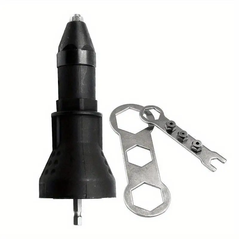 3pc/Set Electric Pull Rivet Gun Adapter for Cordless Drill Blind Riveting Tool Insert Nut