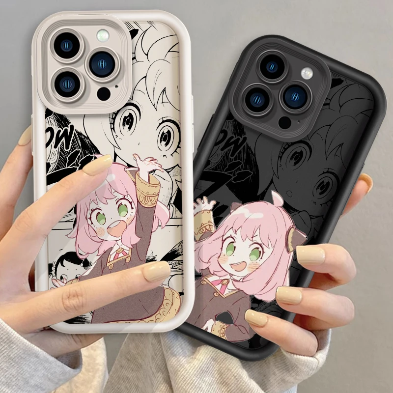 

Anya Kawaii Anime SPY×FAMILY Eye Ladder For Apple iPhone 15 14 13 12 11 XS XR X Pro Max Plus Back Phone Case
