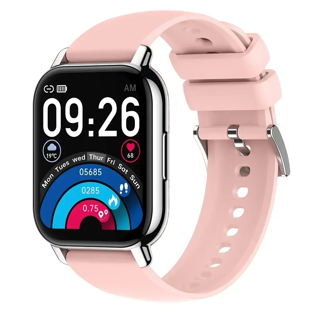 SmartAurora  smart watch P66 Bluetooth smart call watch, one-click connection music playback, heart rate, various sports modes