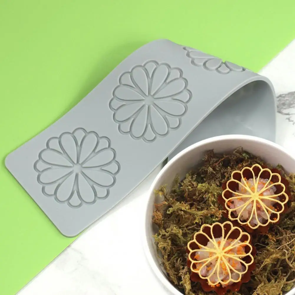 Fondant Silicone Mold Dishwasher Safe Silicone Mold Fondant Lace Silicone Mold Ginkgo Leaf Design Artistic Confection Decoration