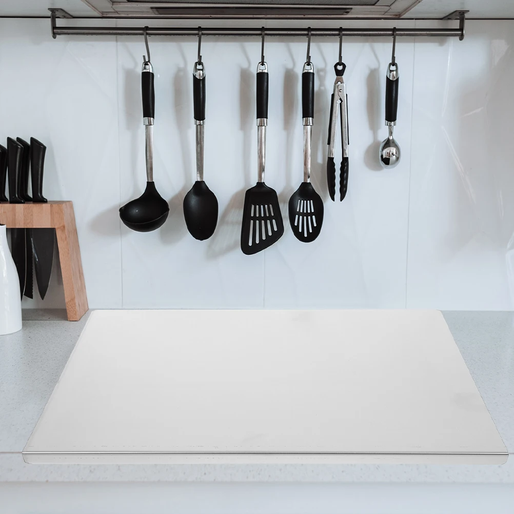 

Stainless Steel Cutting Board 304 Grade 30x30cm Kitchen Chopping Meat Double Sided Smooth Surface Ideal Size