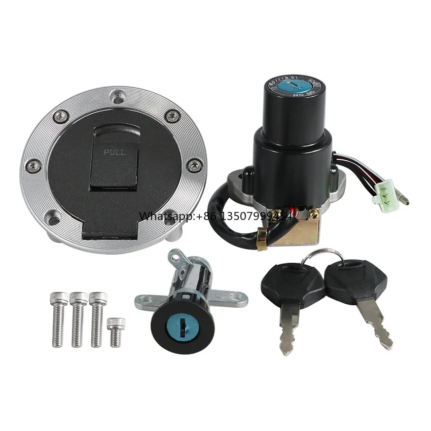 

Motorcycle Fuel Tank Cover Lock With Ignition Switch Lock for TZR125 TZR150 TZM150 TDM850