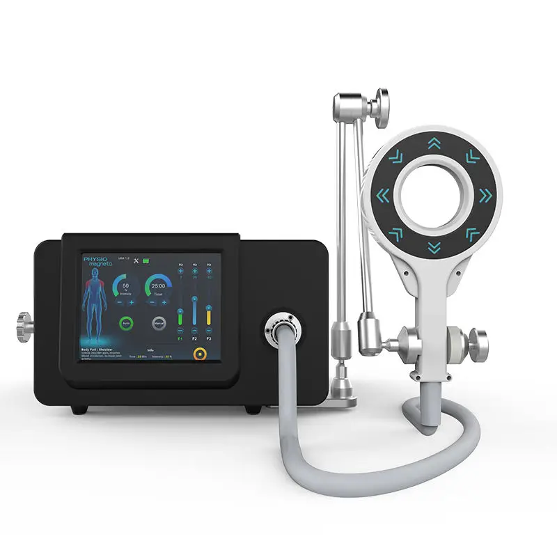 Sportfysiotherapie Medische magnetische pulstherapieapparatuur Elektromagneet voor fysiotherapie met lage rugpijn