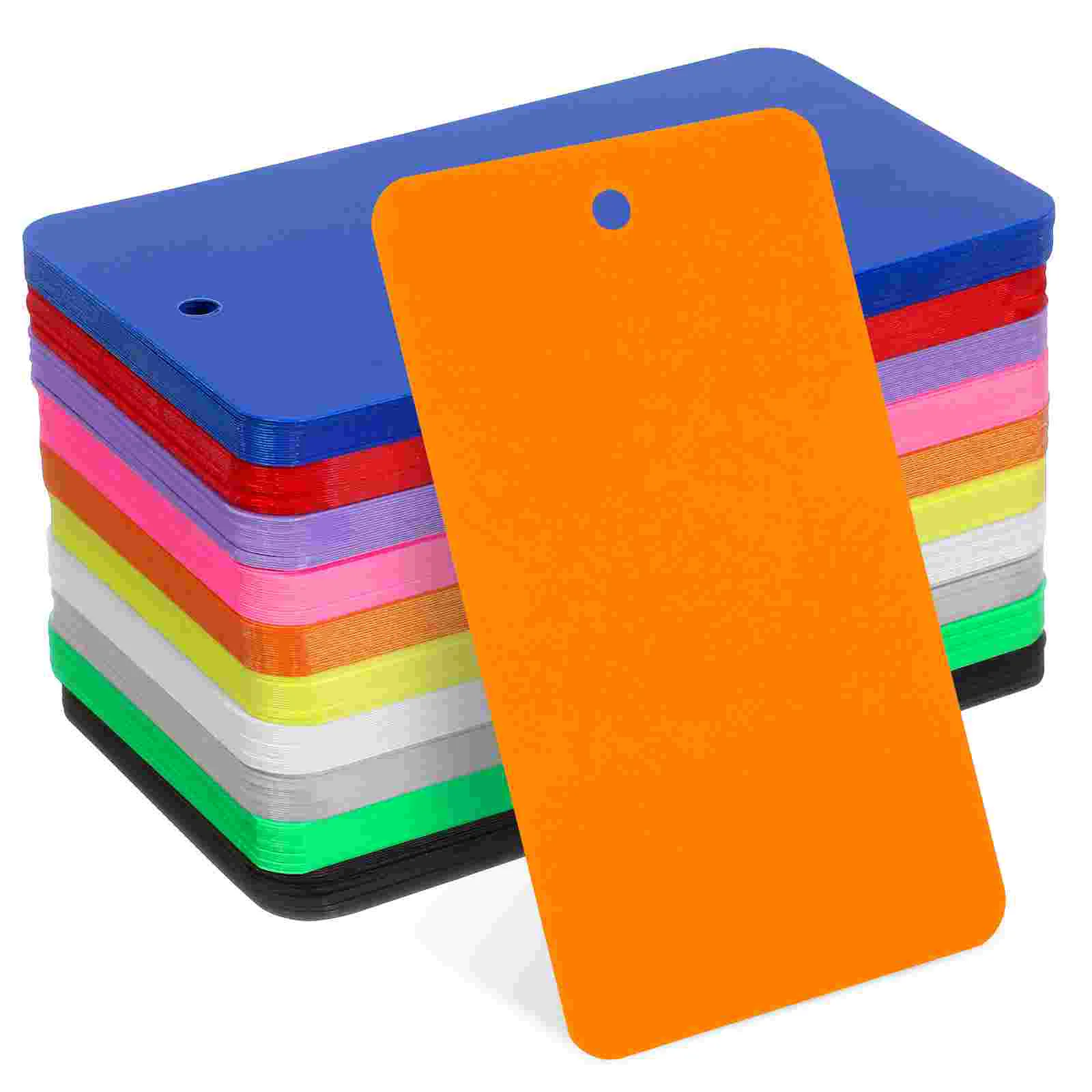 

200 Pcs Shop Decor Blank Hanging Tags Decoration Sticker Labels Accessory Halloween