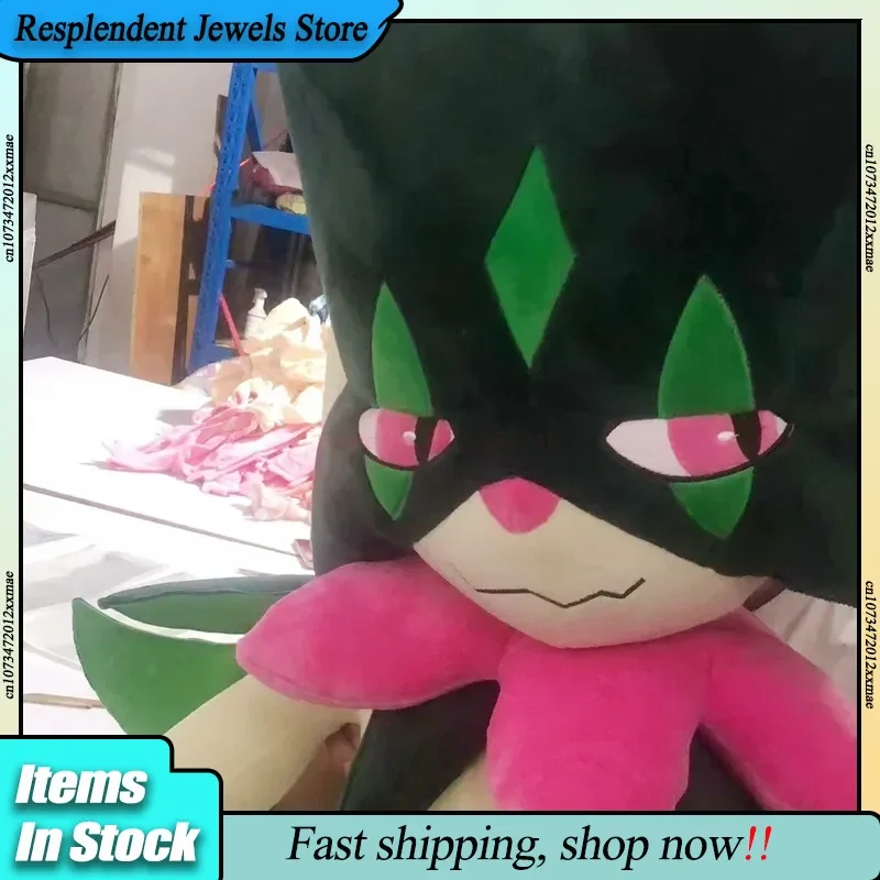 

Гигантская плюшевая игрушка Покемон Мяукарада, мягкая пушистая кукла-подушка, декор для комнаты, детский рождественский подарок