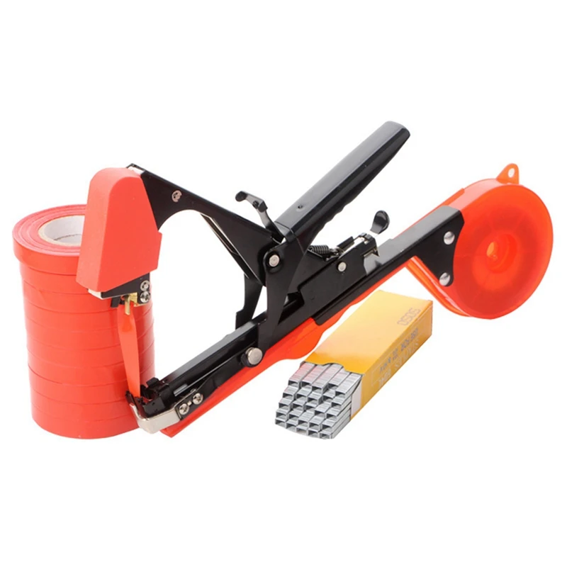 Plant Tying Machine, Vine Tying Tool, With 20 Rolls Tape Gardening Tape Tool For Climbing Plants