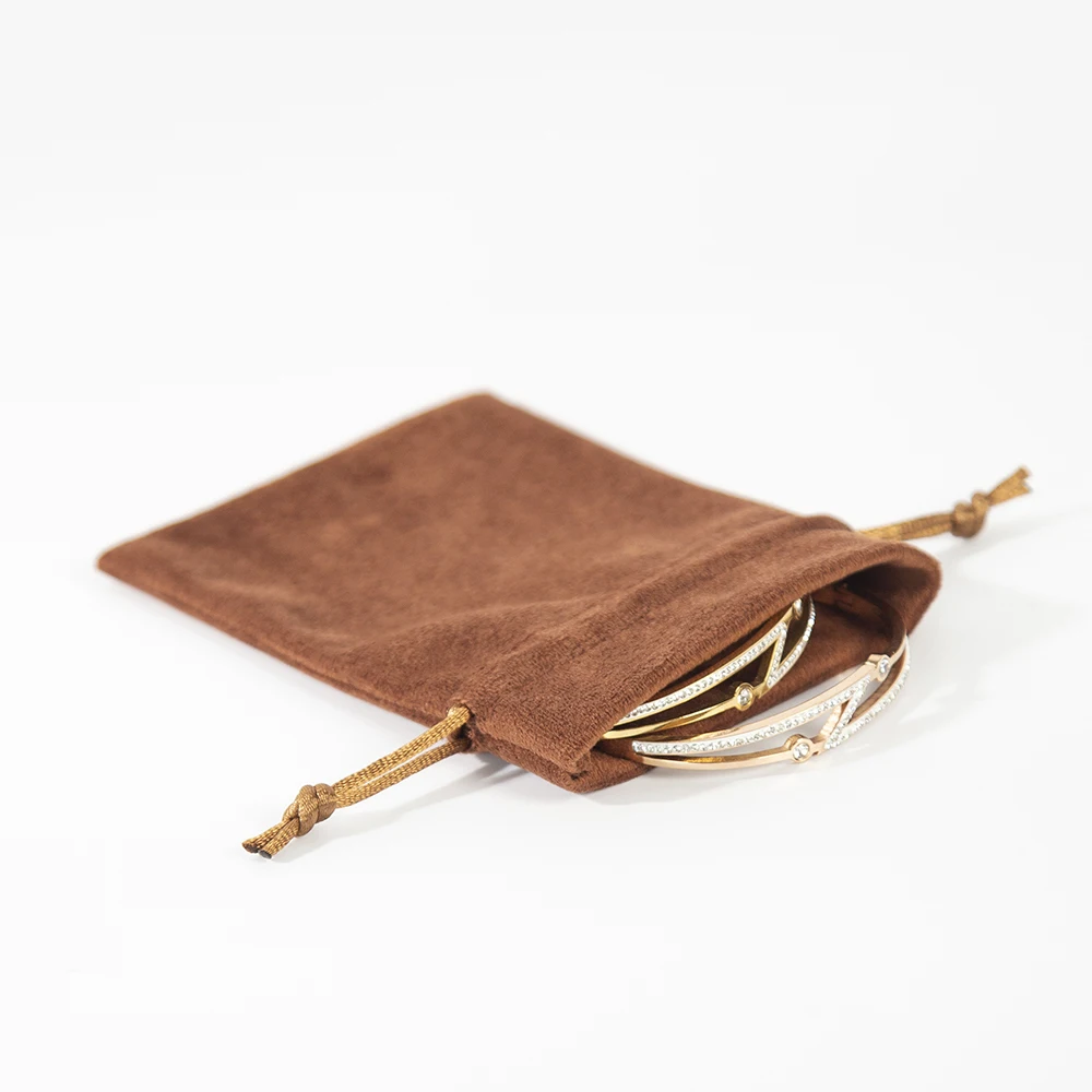 10 sztuk luzem sznurek upominki ślubne opakowanie na cukierki torby na prezenty 8x10cm aksamitna torba na biżuterię biżuteria pierścionki kolczyki organizator etui
