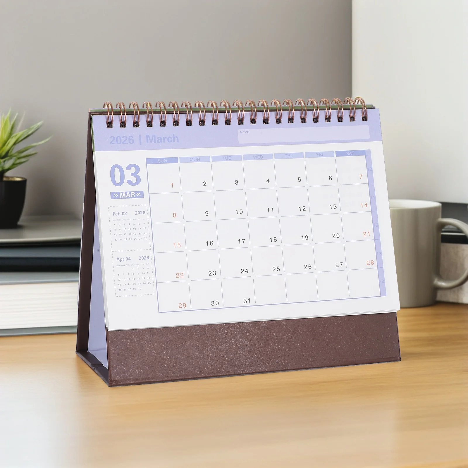 ปฏิทินตั้งโต๊ะขนาดเล็กปี 2026:ปฏิทินตั้งโต๊ะแบบตั้งโต๊ะแบบพับได้ขนาดกะทัดรัดสำหรับโฮมออฟฟิศโรงเรียนปฏิทินตั้งโต๊ะปี 2026