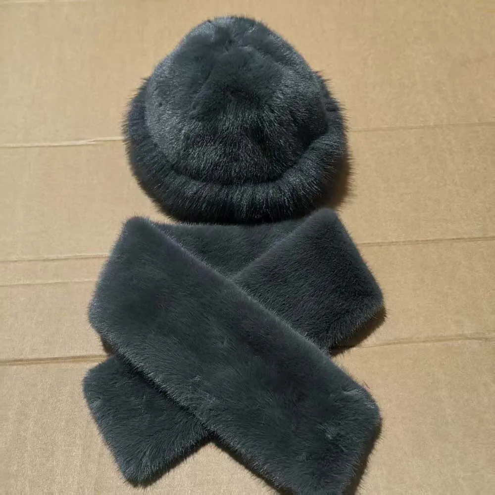 conjunto-de-gorro-de-pele-grosso-estilo-cossaco-russo-termico-e-corta-vento-premium-e-fofo-para-inverno-e-uso-diario