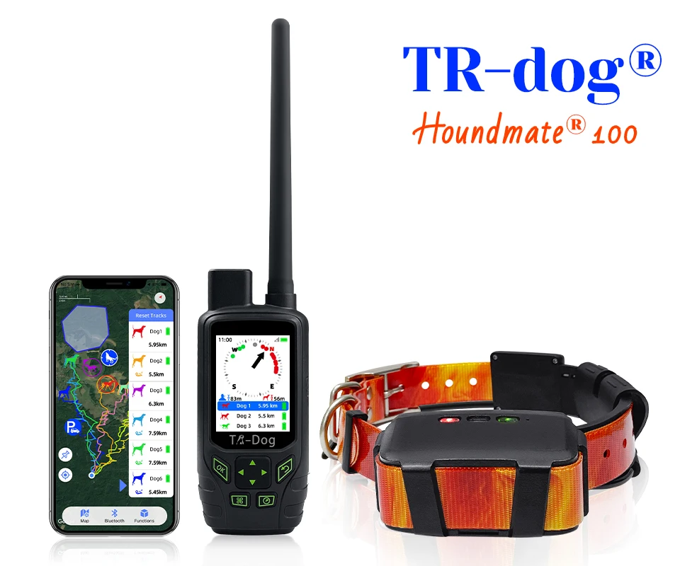 Hot Selling Real Time Tracking GPS 4G System For Hunting Dogs Waterproof IPX7 Hound Tracking E-collar With Training Function