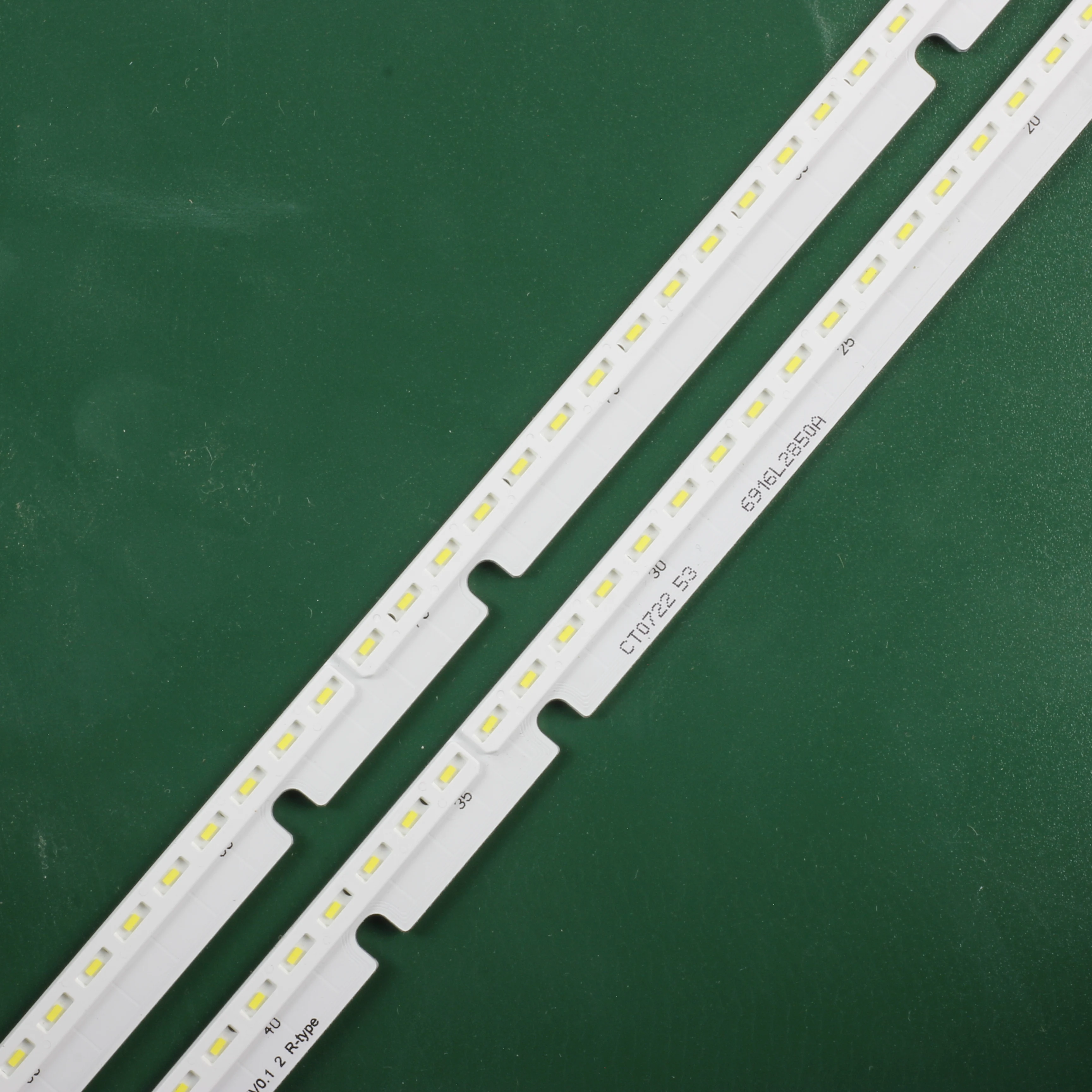 Neue 2 Teile/satz für 55SJ8500 55SJ850T 55SJ850V 6922L-0218A led-hintergrundbeleuchtung streifen 6916L2849A 6916L2850A 55 "V17 AS1 2850 2849 R L