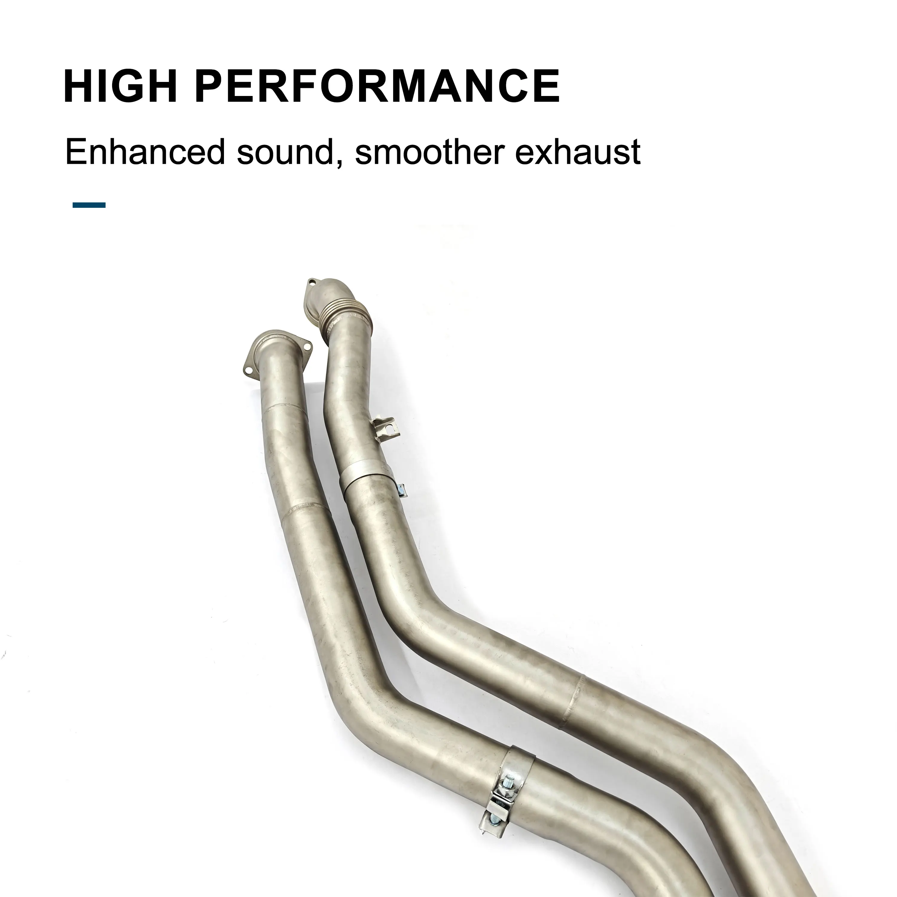 CBNT لسيارات BMW M3 M4 G80 G81 G82 G83 S58 3.0T Midpipe GT4 نمط أنابيب العادم تصميم جديد جودة عالية SS304 العادم الأوسط