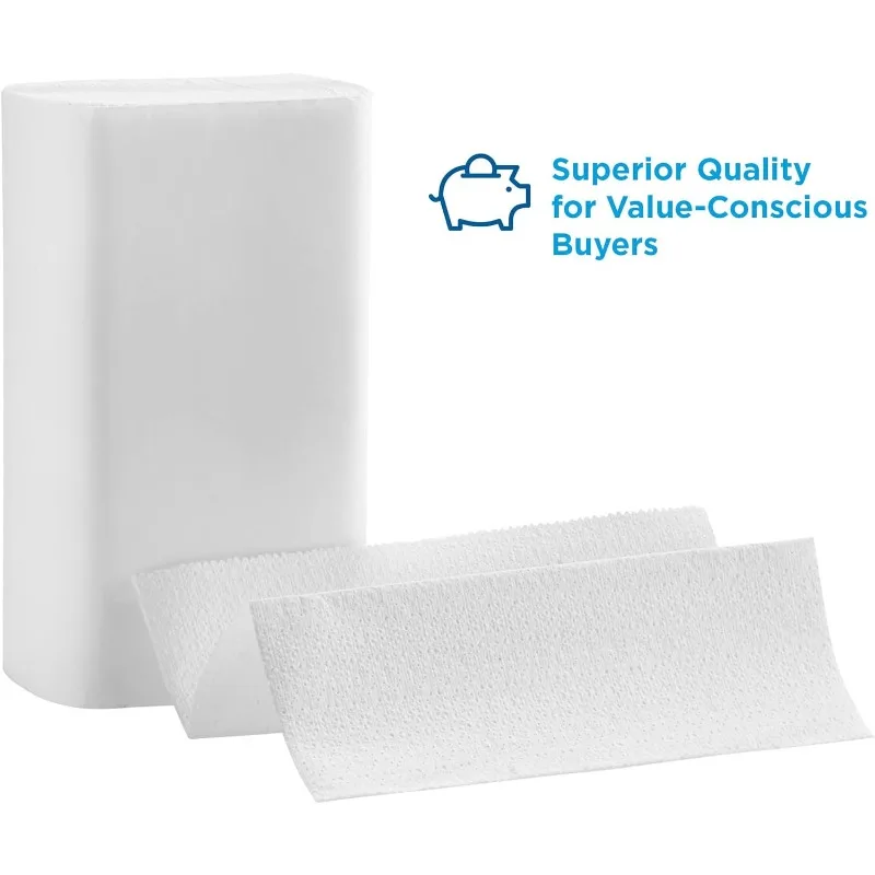 Pacific Blue Select Multifold Premium 2-Ply Paper Towels by GP PRO ,White, 21000,125 Paper Towels Per Pack,16 Packs Per Case