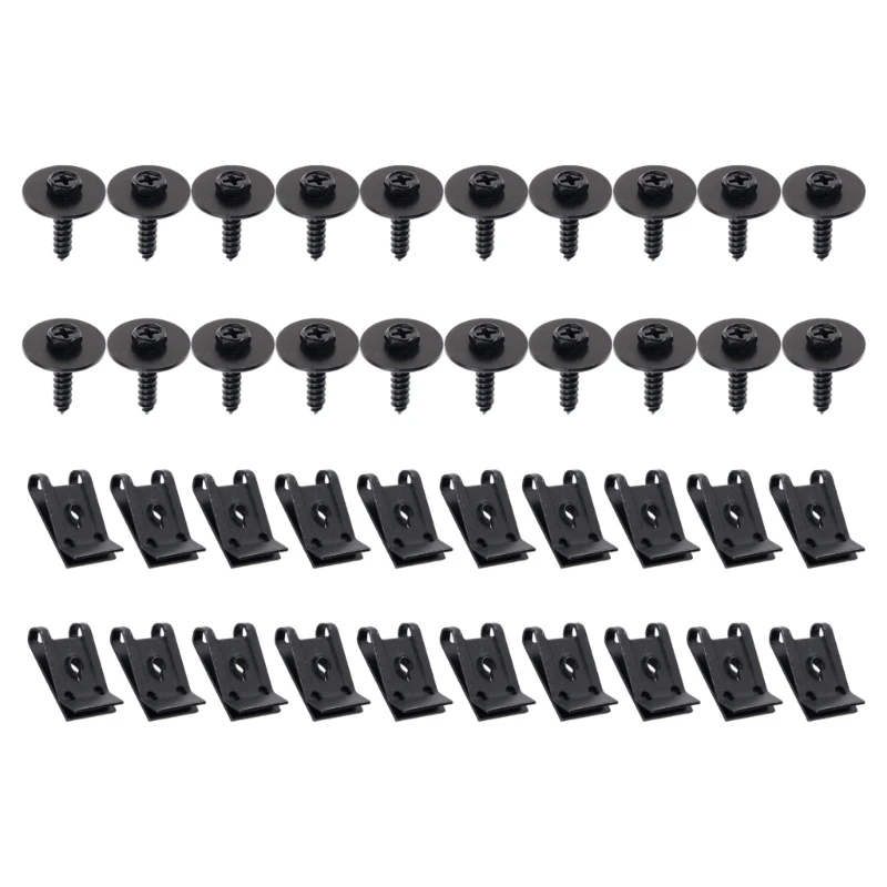 F1CF Anti Corrosion Metal Screw sTAND U Washer Automotive Mudguard Mounting Solution