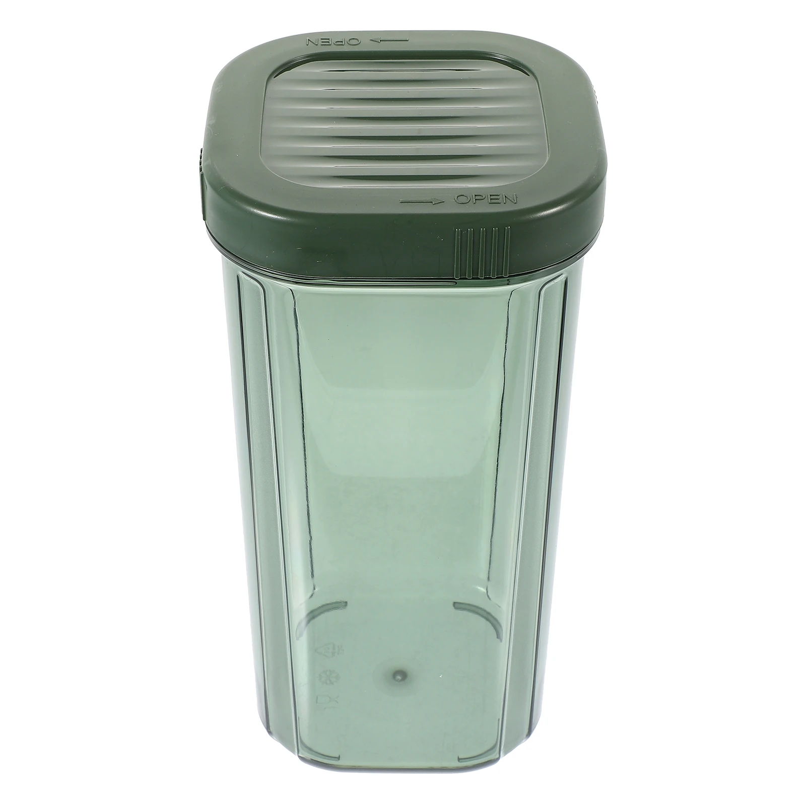 

Pet Airtight Storage Jars 1500ml Green Clear Containers for Food Tea Spice Nuts Safe Reusable Longtime Wide Uses