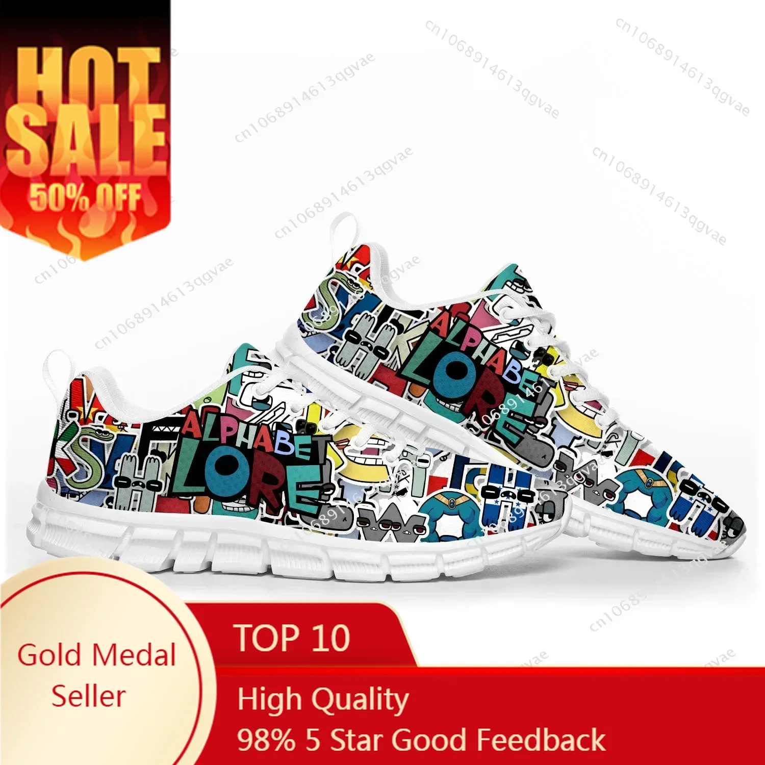 

Alphabet Lore Sports Shoes Mens Womens Teenager Children Customized Sneakers Tailor-Made Shoe Couple Sports Shoes
