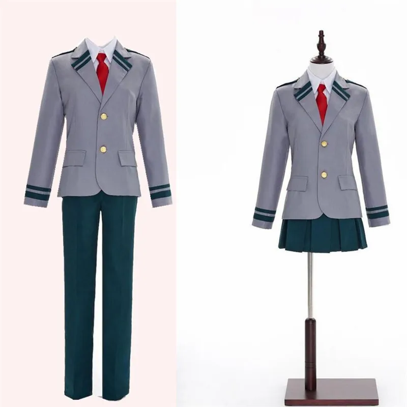 Boku No Hero Academia AsuiTsuyu Yaoyorozu Momo School Uniform My Hero OCHACO URARAKA Midoriya Lzuku Cosplay Costume Gifts