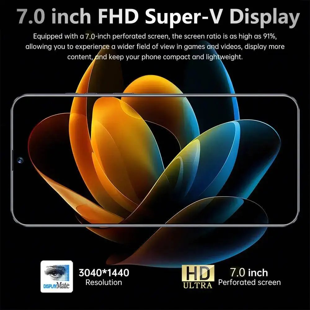 2026 كمبيوتر لوحي جديد P80 Ultra 22GB + 2TB 7.0 بوصة HD 4K أندرويد 4G 5G بطاقة Sim المزدوجة 8000Mah بطارية واي فاي GPS Google Tab #3
