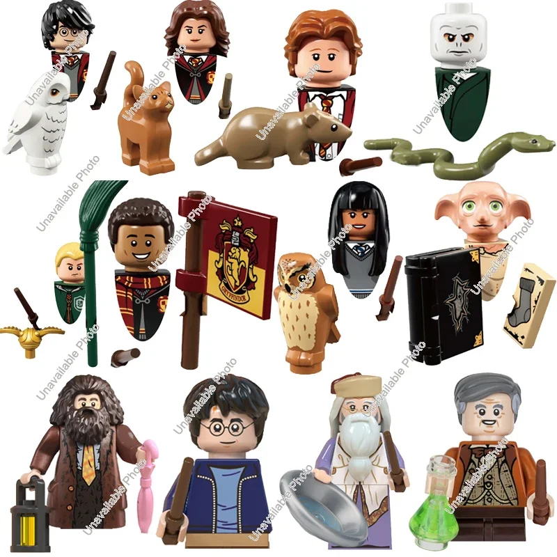 Juguetes calientes WM6046 WM6048 Anime Harry Potter Jacopo Queenie Tina Newt Malfoy Susan Bones Mini figuras de acción bloque de construcción juguete para niños