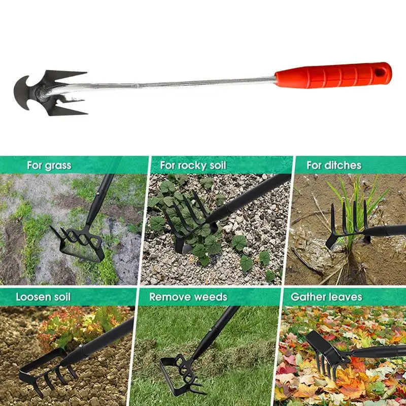 

Weeding Artifact Uprooting Weeding Tool Extractor Steel Garden Weeder Loose Soil Hand Weeding Removal Puller Home Gardening Tool