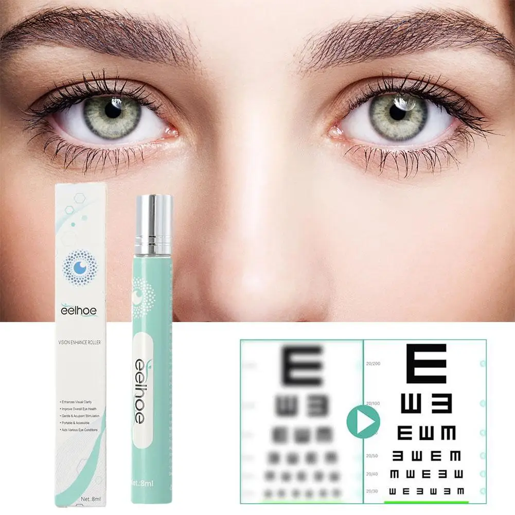 8ml Vision Enhance Roller Improve Eye Relieve Help Sleeping Focus On Eye Health Quickly Restore Vision Treatment Eye Care Patch