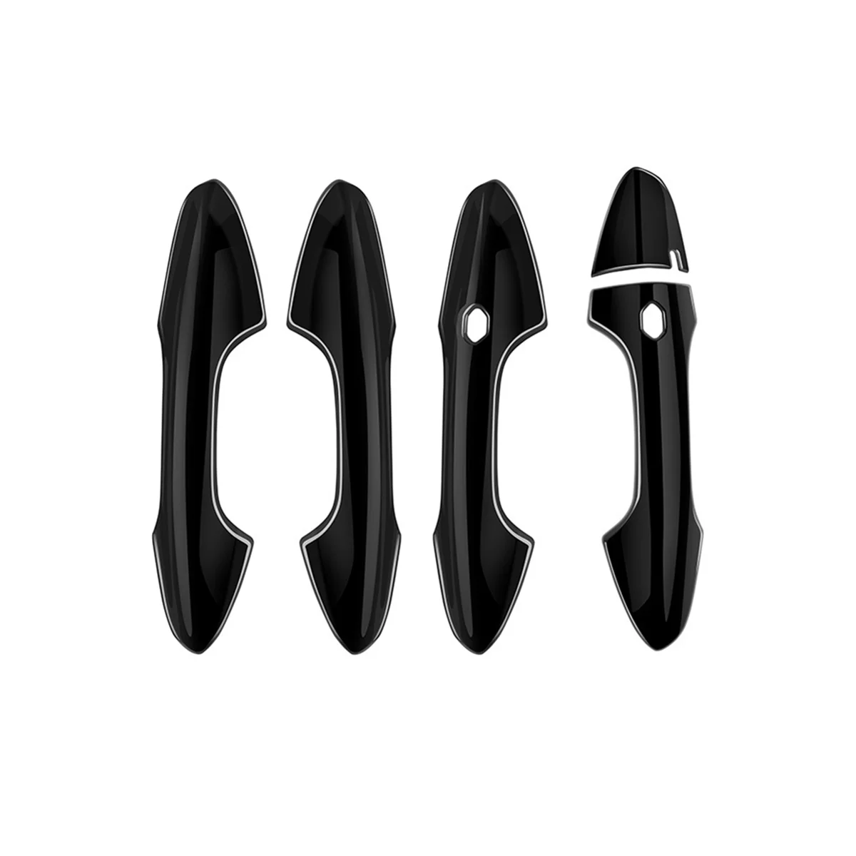 

Car Outer Side Door Handle Cover Trim for Hyundai KONA 2024+ Exterior Door Handle Trim Accessories Bright