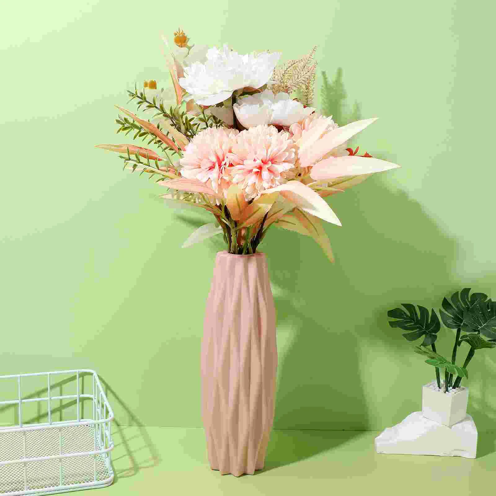 Moderne vormvaas Scandinavische stijl kunstbloemen Creatieve decoratie Desktop Eenvoud Container