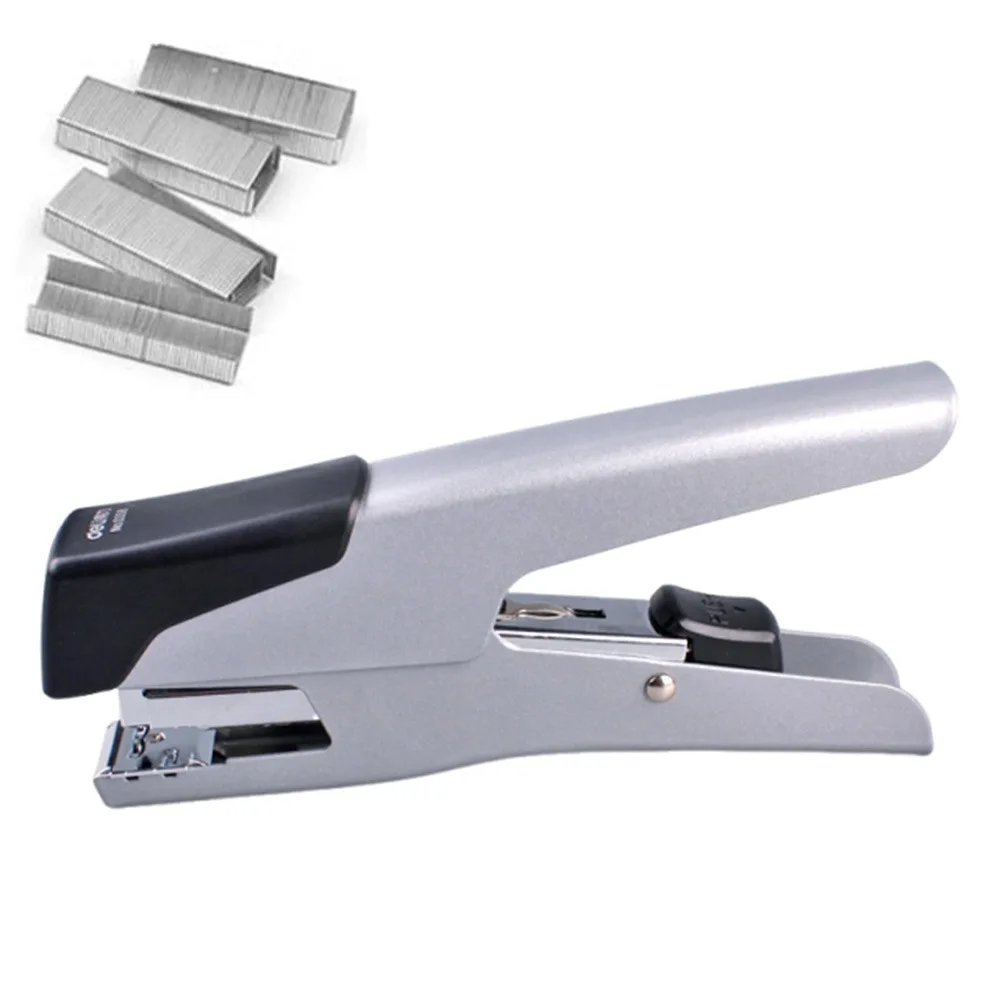 

Multifunction Labor-Saving Stapler Metal Up To 25 Pages Paper Stapling Machine with 1000pcs Nails Simple Hand Operated Staple