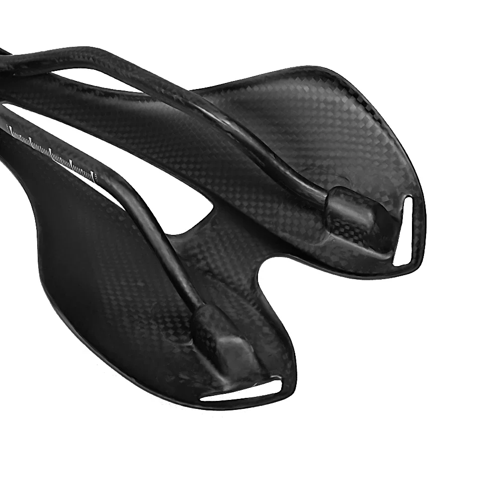 No Logo Full Carbon Fiber Bicycle Saddle Road MTB Bike Carbon Saddle Seat Matt Black Bike Cushion 275*140mm Cycling Parts