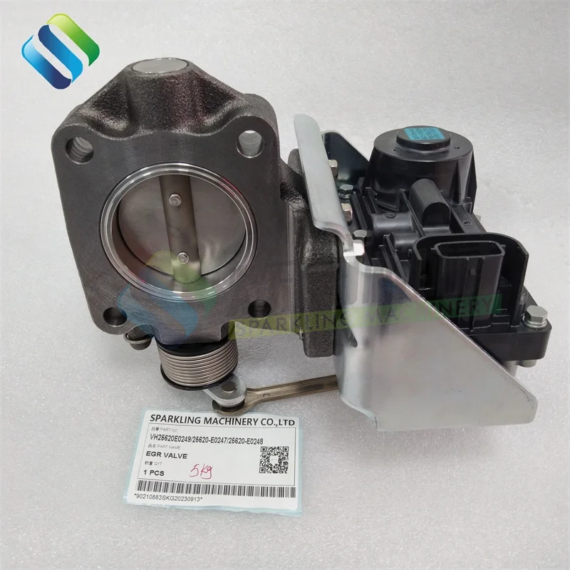 

SKGM VH25620E0249 J05E Запчасти для строительной техники 25620-E0247 25620-E0248 Клапан EGR в сборе VH25620E0249
