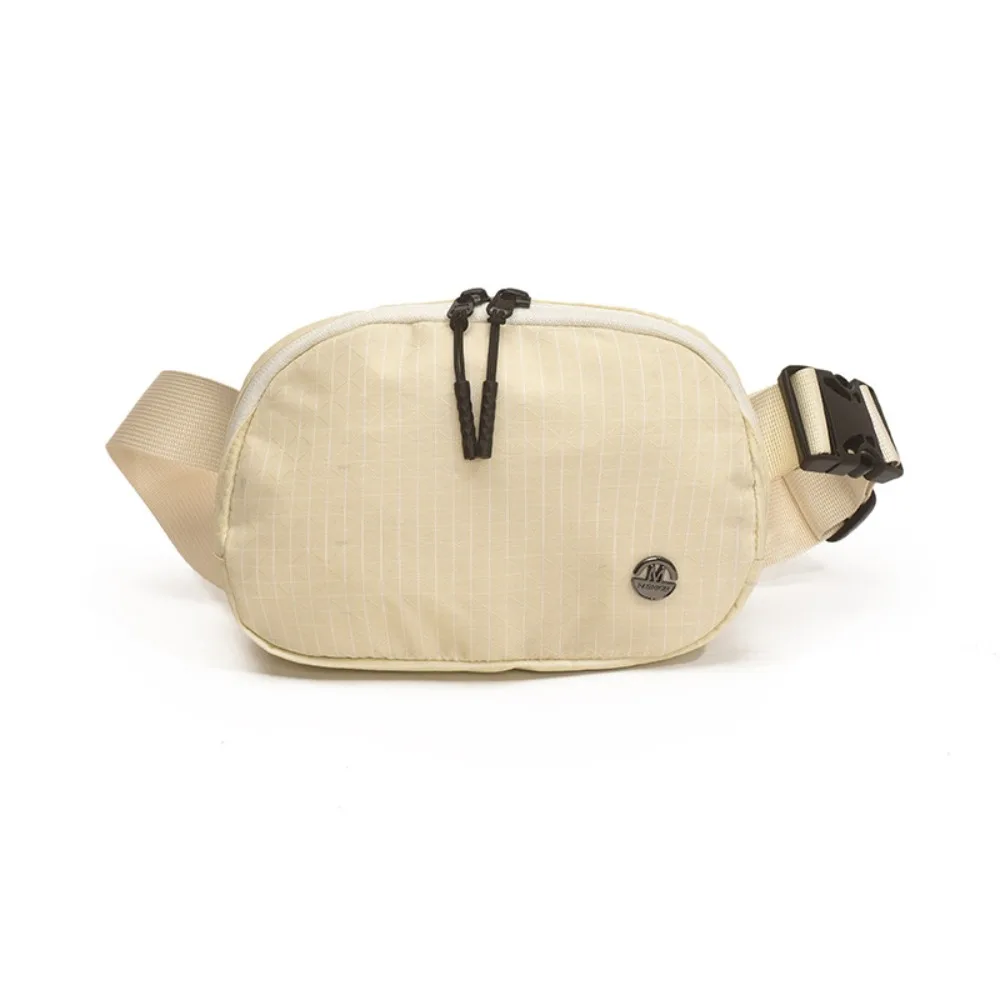

Simple Solid Color Nylon Shoulder Bag Leisure Korean Style Crossbody Bag Adjustable Strap Multipocket Sports Phone Bag Travel