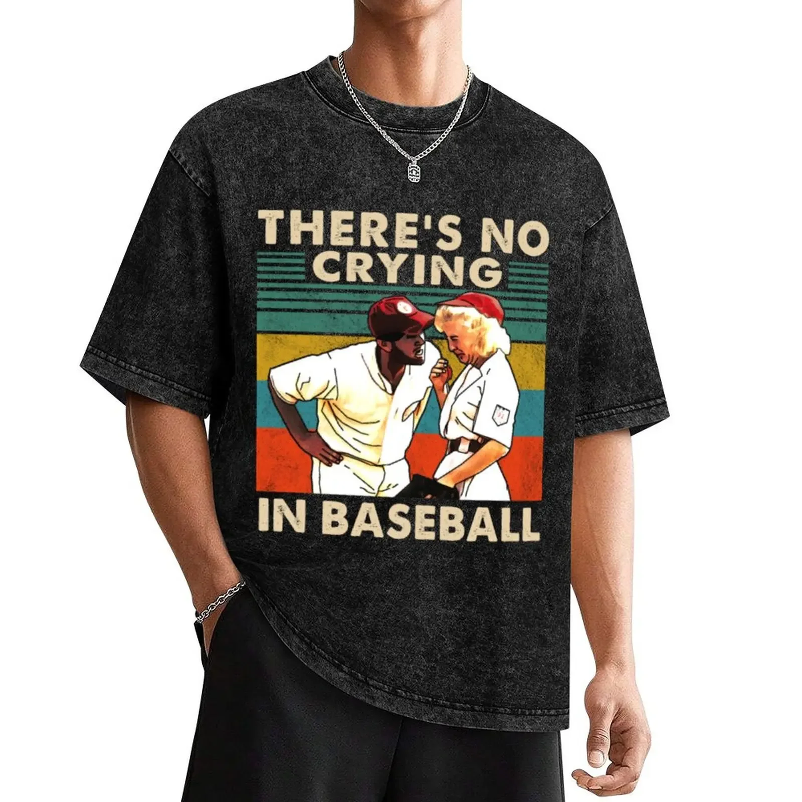 

A League Of Their Own There's No Crying In Baseball T-Shirt plus size clothes cheap stuff cute clothes compression shirt men