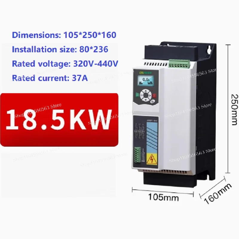 380V Built-in Motor Soft Starter | 18.5KW/37KW for Fan Pump Compressor Conveyor Industrial Motor