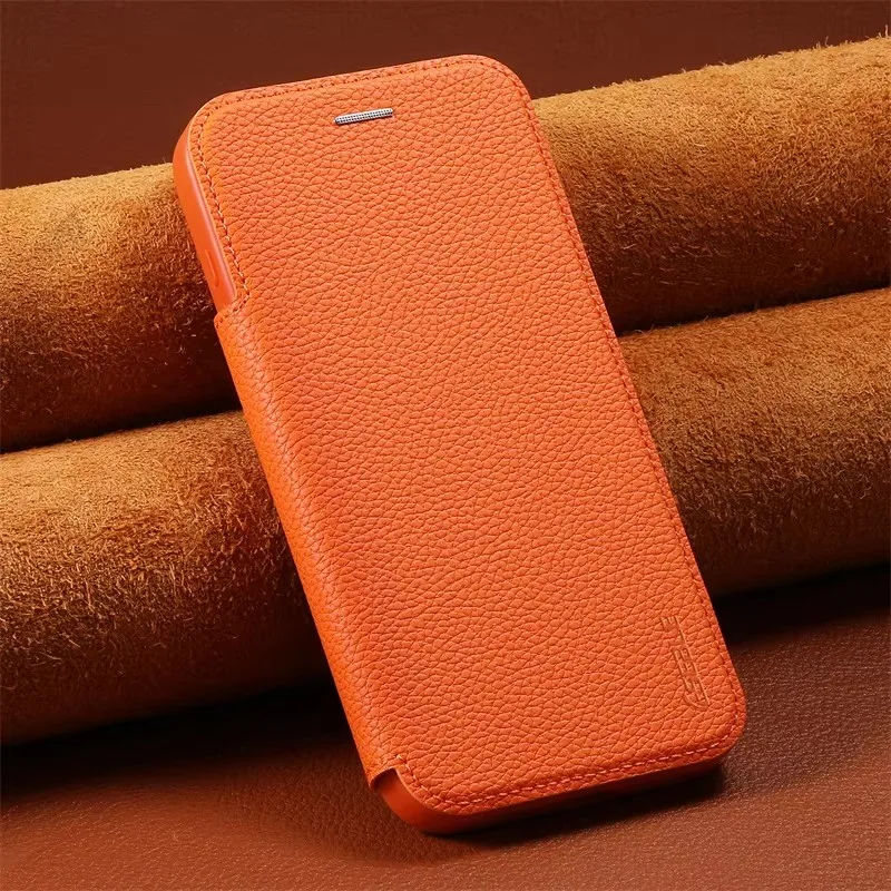 Phone Case Luxury Ultra-thin Leather Protection for iPhone 17 16 15 14 13 Pro Max 17pro Multifunctional Magnetic Phone Cover